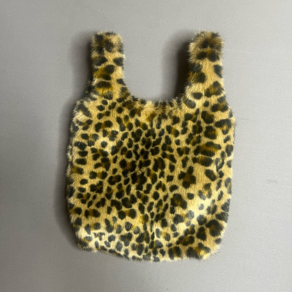 Bujibaja mini leopard fur bag